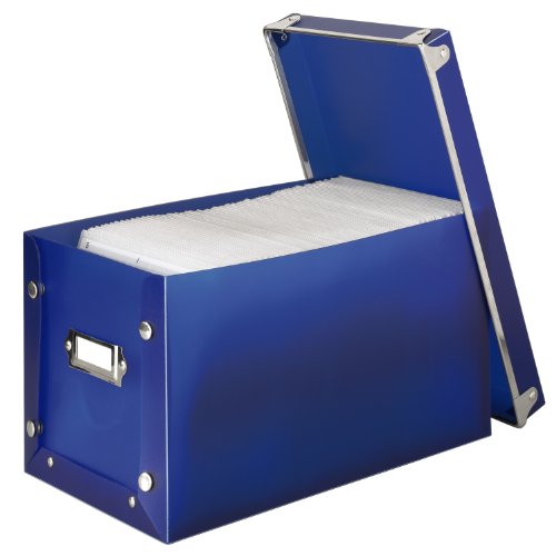 Hama Media Box 140 f&uuml;r bis zu 140 CDs blau Preisvergleich