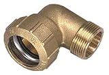 BEVO PE-Rohr-Verbindung Winkelform, 2,5 cm (1 Zoll)x2,5 cm (1 Zoll)x32 mm