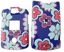 Daisy Flower on Blue Motorola RAZR V3 V3c V3m Cell Phone Hard Case Cover