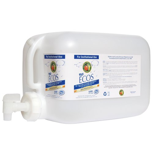 Image of Earth Friendly Products Proline PL9750/05U ECOS Magnolia and Lily Scented Liquid Laundry Detergent, 5 gallon Deltangular
