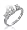 Bling Jewelry Flower CZ Pearl Engagement Ring - Size 5