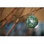 Aurora Glw Solar String Light Sea Glass/White LED