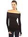 PattyBoutik Women's Off Shoulder Ruched Side Long Sleeve Blouse