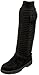 BEARPAW Women's Alyeska Boot,Black,6 M US