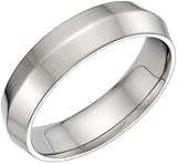 IMAGE OF Knife Edge Platinum Wedding Band - 8mm