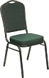 Crown Back Stacking Banquet Chair with Goldvein Frame [FD-C01-GOLDVEIN-0640-GG]