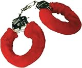 Novelty Furry Handcuffs – Red