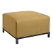 Copenhagen Titanium Ottoman - Microsuede Chamois