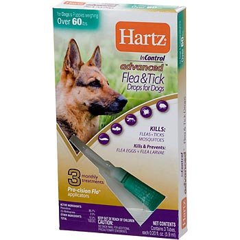 Hartz InControl Advanced Flea and Tick Drops for Dogs and Puppies