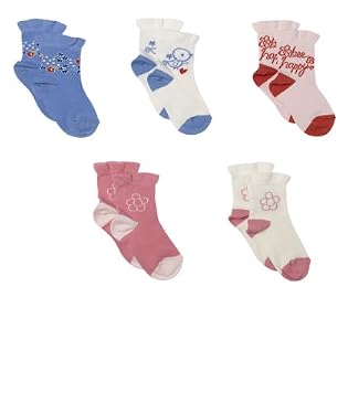 Baby Girls Design Socks - 5pk