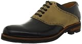 John Fluevog Men's Lucas Oxford,Black/Tan,8 M US