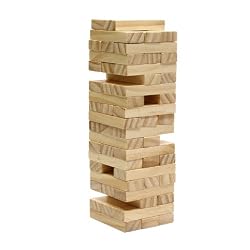 Large Tumbling Tower Game in Wooden Box