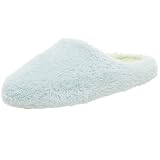 Dearfoams Womens Microfiber Terry Clog,Bluewash,Large