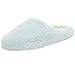 Dearfoams Women's Microfiber Terry Clog,Bluewash,Large