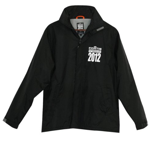 Fortis Men's 9.428 Black Fleece Lined Windbreaker