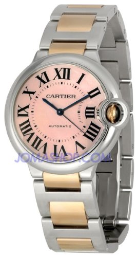 Cartier Watches:Cartier Ballon Bleu de Cartier Gold and Steel Medium Watch W6920033 Images