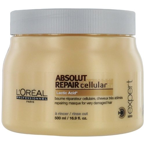 L'Oréal Professionnel - Masque Réparateur Cellulaire pour Cheveux très Abimés - Absolut Repair Cellular - 500 ml L'Oréal Professionnel - Masque Réparateur Cellulaire pour Cheveux très Abimés - Absolut Repair Cellular - 500 ml