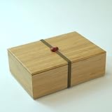 【公長齋小菅】 積層1段弁当箱 朱