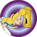 Alice in Wonderland Keyhole Button B-DIS-0156