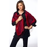 100% Silk Scarf Shawl - Beautiful Silk Scarves with Vivid Vibrant Colors!