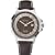 Nautica A35512G Gents Brown Dial Stainless Steel Case Brown Leather Strap Watch