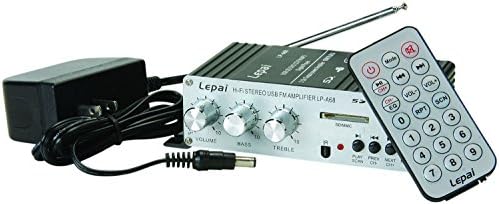 Lepai Lp-a68 Digital 2 X 15w Amplifier with Remote/usb/mp3/sd/fm