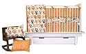 Pixel Organics Organic Crib Set in "Lions, Tigers and Kitties . . . Oh My"