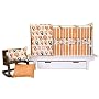 Pixel Organics Organic Crib Set in "Lions, Tigers and Kitties . . . Oh My"