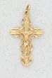 14 kt Gold Religious Medal - Latin Crucifix - In a Premium Black Box