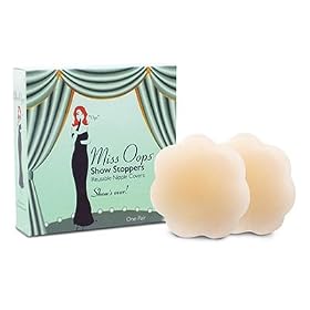 Miss Oops Show Stoppers, Reusable Nipple Covers 1 pair