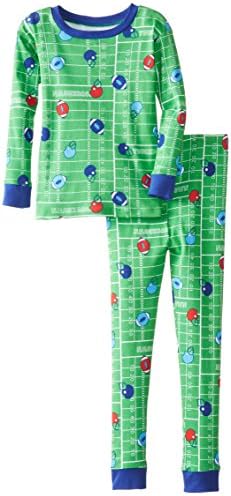 New Jammies Big Boys' Organic Cotton Pajamas Football