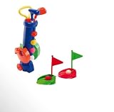 Kindergolfset mit Schl�gern und Puttingloch blau - 