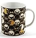 Cat Eyes Mug - Black (Japan)