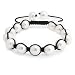 Bling Jewelry Baroque Pearl Bracelet Macrame Style 12mm