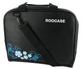 41VI0e1ZF1L. SL160  HP 2140 Mini Netbook 10.1 inch Netbook Carrying Bag with Shoulder Strap (Hawaiian Flower Design   Black)