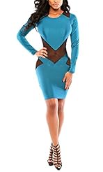 Sexy Polyester Sheer Mesh Long Sleeves Romper/Jumpsuit 