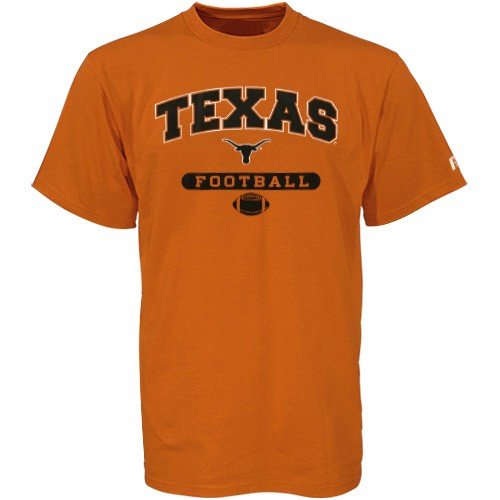 Russell Texas Longhorns Burnt Orange Football T-shirt