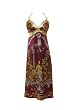 Voom Dress - Voom by Joy Han - Statue in Burgandy - Silk Designer Maxi Dresses