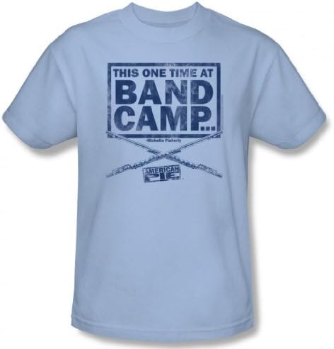American Pie - This One Time at Band Camp Men's T-Shirt, Light Blue, XL