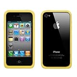 Yellow Silicone Bumper Frame Case / Skin / Cover for AT&T Apple iPhone 4 /  ....