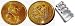 2009 Roll of 25 ($25) Sacagawea Native American Golden Dollars - Agriculture Scene Reverse Design