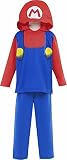 (スーパーマリオ)SUPER MARIO キッズ なりきり変身パジャマ上下セット【2345403】 130cm レッド