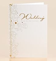 Print Your Own Wedding Stationery Cream Gold Order of Service Cards