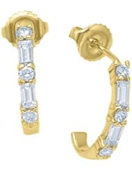 Karina B (tm) Baguette Diamonds Earrings