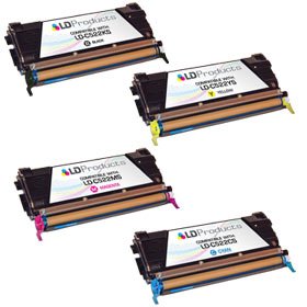 LD © 4 Lexmark C520/C522 Compatible toners 1(Bk,C,M,Y)