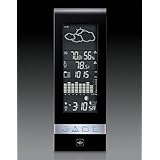 The Sharper Image Luminight Weahter Station and Atomic Clock with Handsfree Snooze