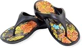 Womens Print Thong Sandal by Sloggers in Black