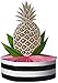 Creative Converting 332543 Pineapple Wedding Party Honeycomb Centerpiece, 9x12in, Multicolor