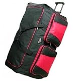 from Karabar Karabar Extra Large 34 Inch Wheeled Holdall (Black/Red) (Model K-BAR-370 Black/Red)