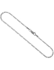 Sterling Silver Italian Figaro Chain Necklaces & Bracelets 1.8mm Nickel Free, sizes 7 - 30 inch